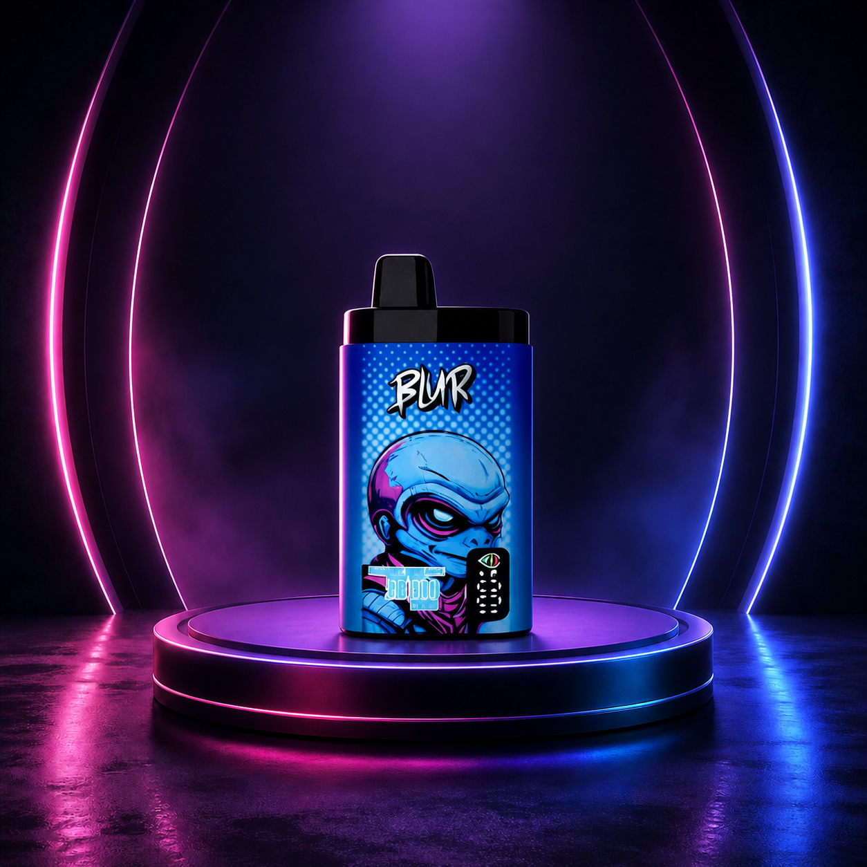 Blur 20000 Blueberry Bubblegum Fresh Mint vape descartável com 20000 puffs