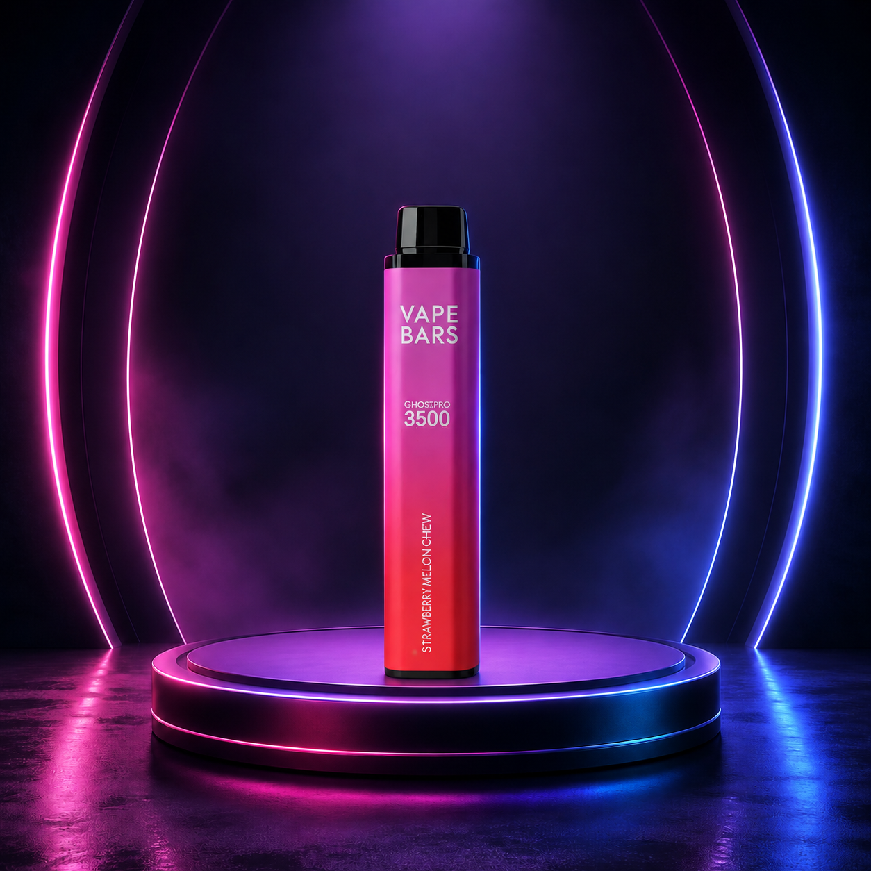 Ghost Pro 3500 Straw Melon Chew vape descartável com 3500 puffs