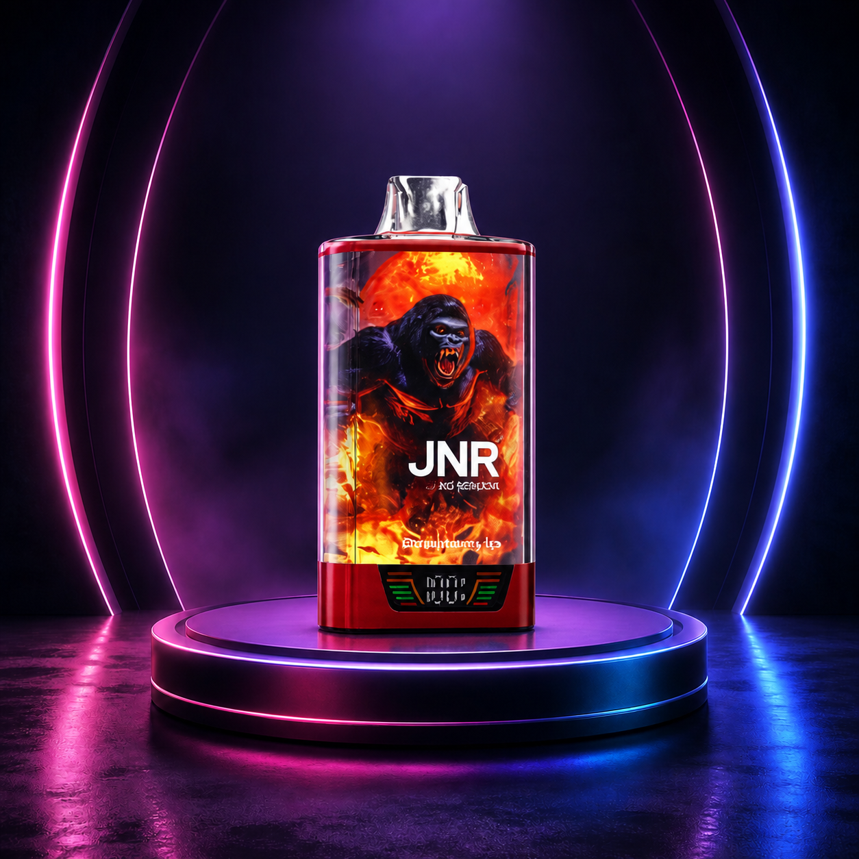 JNR RageGorilla 55K Strawberry Ice vape descartável com 55000 puffs