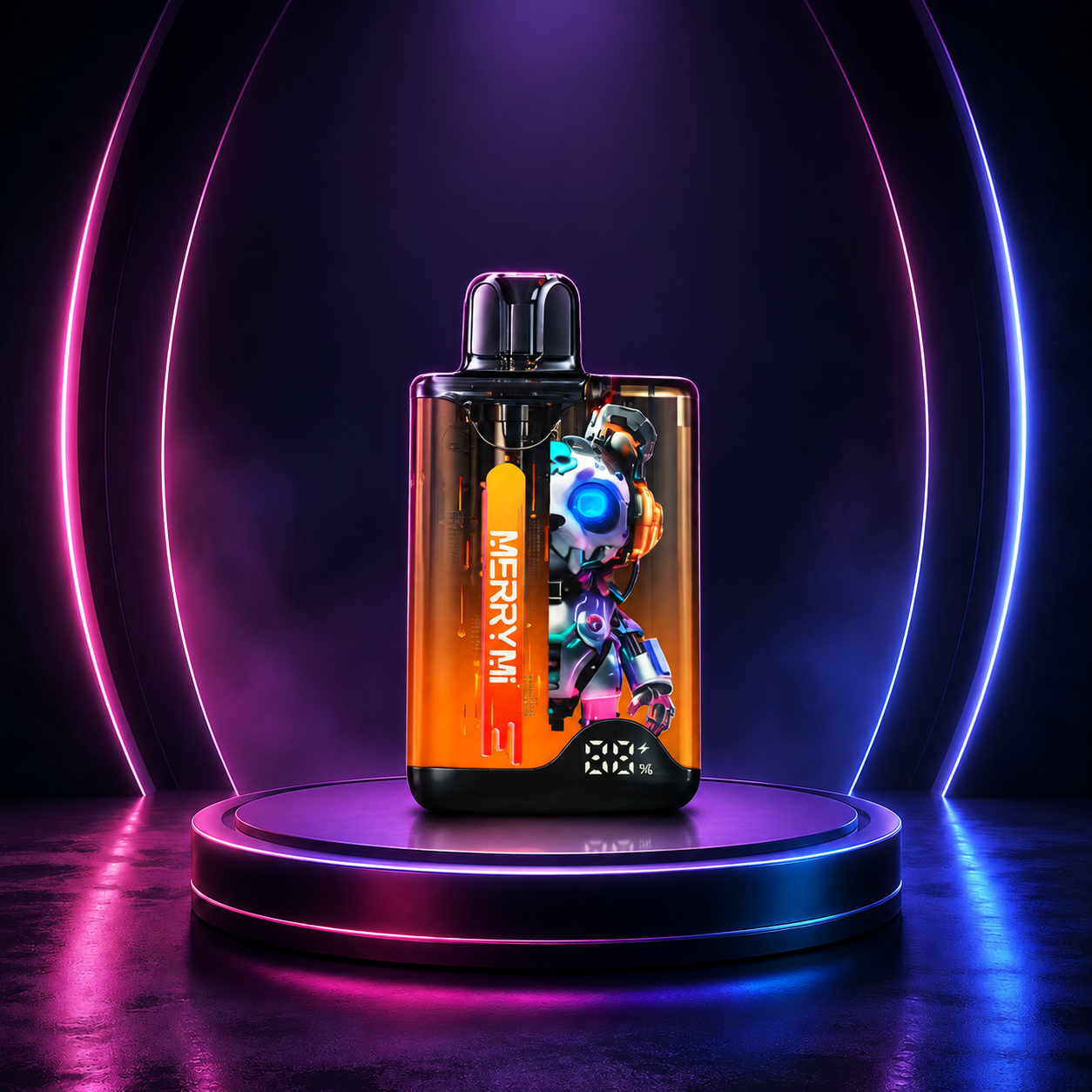 MerryMi Panda Pod 66K Love 66 Lemon Lime Pineapple Coconut vape descartável com 66000 puffs