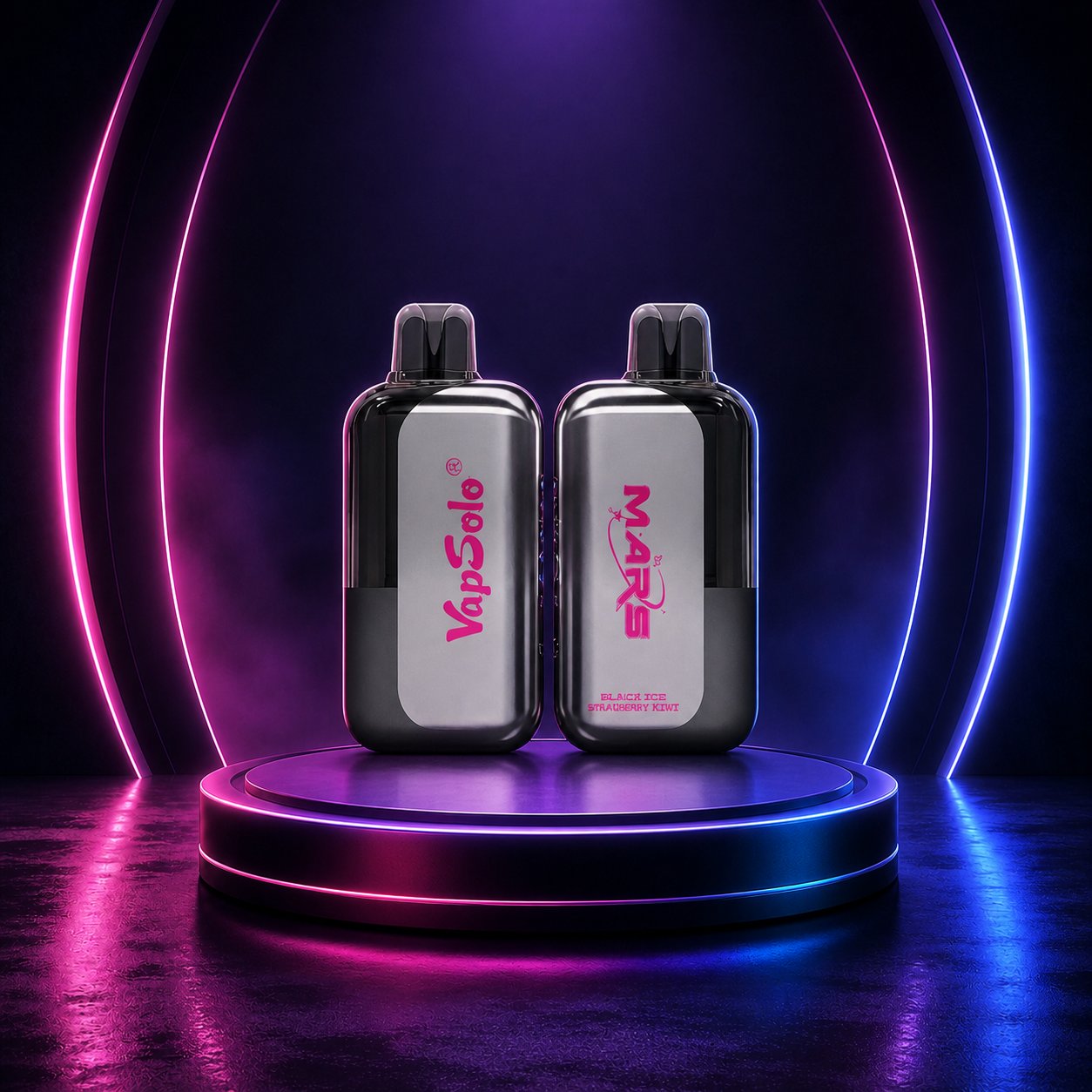 VapSolo Mars 50K Black Ice Dragon Fruit vape descartável com 50000 puffs