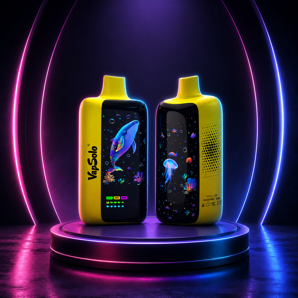 VapSolo Master 70K Lemon Lime vape descartável com 70000 puffs